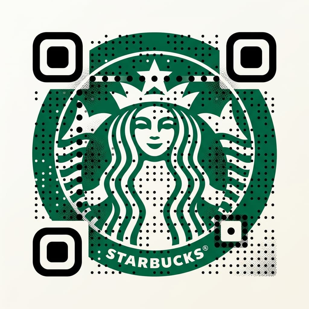 Starbucks Branded Artistic QR Code