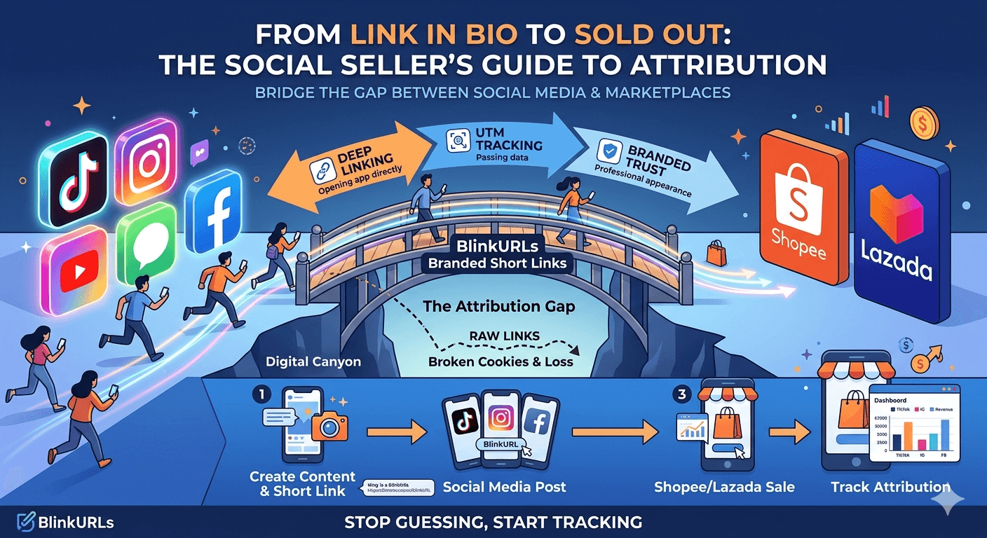 From "Link in Bio" to "Sold Out": The Social Seller’s Guide to Mastering Shopee & Lazada Attribution